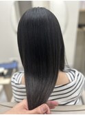 髪質改善ストレート　　グレーブラウン【平谷】