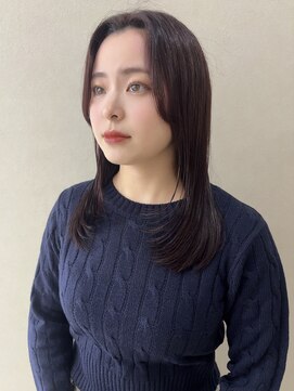 ミリ 奈良店(mm) ラベンダー/近鉄奈良/奈良/レイヤー/ハッシュ/紫/学割/顔まわり