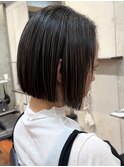 ハイライトカラーミルクティーベージュケアブリーチダブルカラー