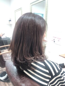 ヘアー グリーン(hair green) 30代40代50代/ミディアムレイヤー/巻き髪レイヤー