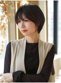 20代～50代丸みショートヘア◎黒髪◎髪質改善トリートメント