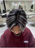 メンズハイライトバレイヤージュメッシュ