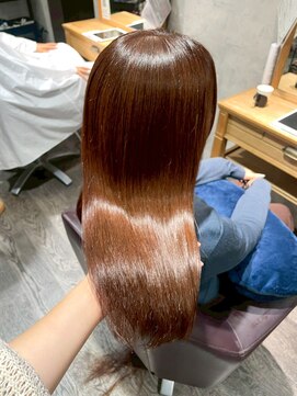 アフィナー(Afinar) 【横浜/横浜駅】髪質改善◎艶ブラウンストレート