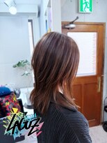 ラグズ 茅ヶ崎(LAGUZ)&nbsp;ナチュラルレイヤー × 外ハネミディ　茅ヶ崎