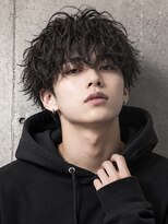 ヘッドストック 大和八木店(HEAD STOCK)&nbsp;シャドウパーマツイストスパイラル縦落ちテーパーフェードメンズ