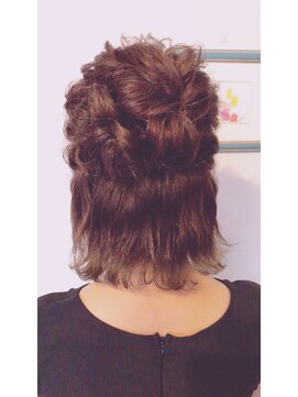 アンジェリーク ハーフアップ