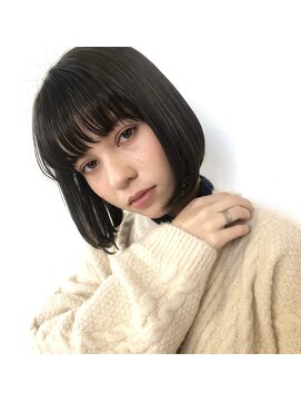 ロビン アンド ダルク(robin&darc) 【robin】【代官山】王道内巻きワンカールボブ【縮毛矯正】