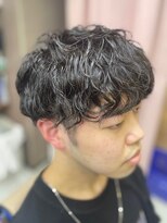カットハウス パセリ 波打ち束感スパイラルパーマ <理容室>/メンズ/バーバー/