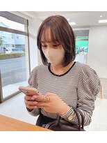 シンス(Since)&nbsp;ゆったりボブ に 柔らかカラーで可愛いスタイル