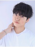 【SiSTA】田中黒髪韓国マッシュツイストスパイラルコンマヘア