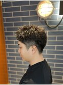 ツーブロックショート(パーマ)