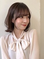 ハニーシブヤ(HONEY shibuya) 大人可愛い20代30代40代くびれレイヤーボブ×シアーベージュ★