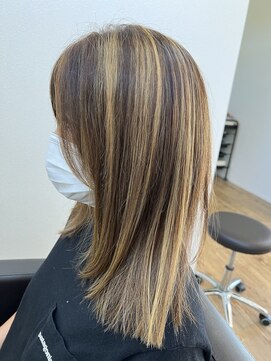 シェリールアミー(Cherir Amie) メリハリハイライト×ミルクティー