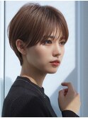 前髪あり大人小顔ショートボブ 30代40代50代【AIN.表参道】川原