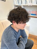 グリーク(GREEK)&nbsp;メンズパーマ/マッシュパーマ/簡単メンズスタイリング/ちさき