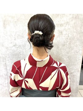 スタイル 横浜(STYLE) 横浜／ヘアアレンジ／ヘアセット／編み下ろし／ハーフツイン