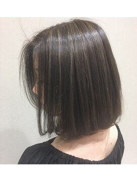 プログレス 東村山店(PROGRESS) 切りっぱなしボブ/美髪/ブラウンアッシュ/30代40代50代60代