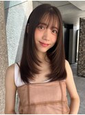 ブラウンベージュとレイヤーカット【表参道/青山】