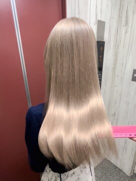 ピリオド 蒲田(Period.) 髪質改善/ハイトーンカラー/ホワイトミルクティ/蒲田