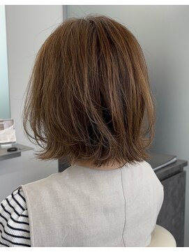 ジエクトアイロ 江坂駅前店(The Ect ilo) 大人くびれボブ アッシュグレージュ