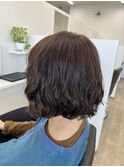 『ナッツブラウン』フィヨーレカラーシルバー使用