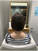切りっぱなしボブ