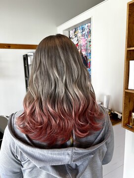 ワンバイワン(One×One) 【杉林】silver × pink