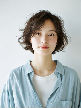 ニスル 上尾店(NISURU) 似合わせカット/大人ガーリー/ダークアッシュ/着物/上尾/上尾駅