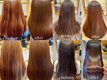 ヘアー シェイプ(HAIR SHAPE)の写真/独自の［髪質改善ヘアエステ］で髪の芯までしっかり内部補修して手触り、質感、潤いのある自然な艶髪に！