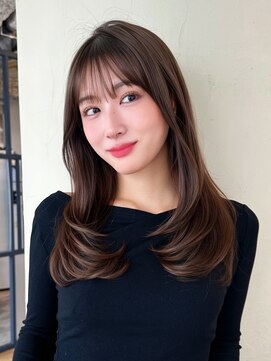 アリスバイアフロート 自由が丘(ALICe by AFLOAT) 美髪レイヤーカット/ぱつっと前髪/シースルーバング【自由が丘】
