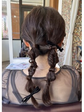 アズーア ヘアーアンドスパ(azure hair&spa) お呼ばれヘア♪