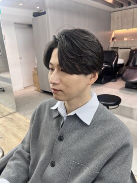 ロンドシエル 横浜(Lond ciel) men's/メンズ曲がる縮毛矯正/ニュアンスパーマ/黒染め/横浜