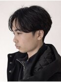 逗子葉山メンズカットツーブロックセンターパートカルマヘアR40