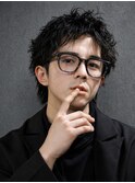 スパイキーショート×ルーズショート×ルーズパーマ×men's