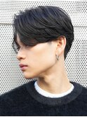原宿フェザーパーマ毛流れニュアンスルーズパーマセンターパート
