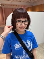 エニフ(enif)&nbsp;ボブパーマ×ピンクブラウン