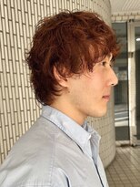ロッソ 西荻窪(ROSSO)&nbsp;ニュアンスショート/オレンジカラー/ウルフパーマ/ブリーチなし