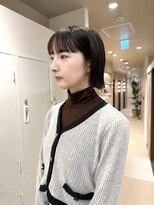 エレノア 静岡店(Eleanor)&nbsp;[MOEKA]ワイドバング×ぱつっとミニボブ！！