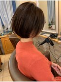 丸みショート 朝楽スタイリングショートボブ