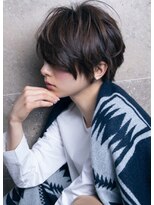 エル(LE)&nbsp;【LE】ネイビーカラー毛先パーママニッシュショート