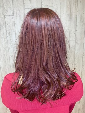 アース 三ツ境店(HAIR&MAKE EARTH) ゆるふわラズベリーブラウン