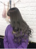 ○スケルトングレー×エクステついたままカラー○