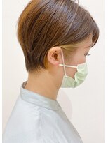 モリオ フロム ロンドン イオンモール 熊本店(morio FROM LONDON)&nbsp;【morio熊本】ショートに合う耳かけインナーカラー.k