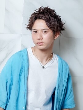 オーブ ヘアー イスト 浅草店(AUBE HAIR isto) 【AUBE HAIR】メンズパーマ×アップバング