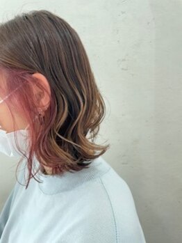 リボーンアルファ 船橋店(reborn α)の写真/【外国人カラー×透明感カラー】大人気アディクシーカラーで求めていた透明感とツヤ感あふれるカラーに♪