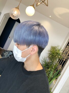 ルクール ヘアー プレジー(Le Coeur HAIR Plaisir) メンズハイトーン★ブルーシルバー