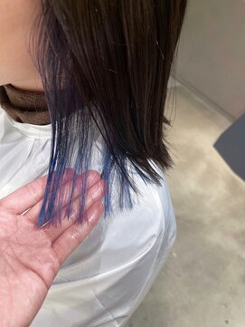 ニカイ(2F) 似合わせカット/イメチェンインナーカラー/ブルージュハイライト