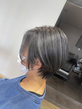 エヌプラス(N+) くびれヘアアプリコットオレンジ夏ハイライトカラー