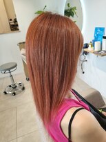 チェルシーヘアーデザイン(Chelsea hair design) オレンジヘアー｜オレンジカラー｜オレンジベージュ｜暖色カラー