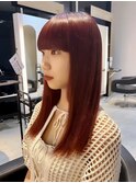 艶髪ワインレッド◆